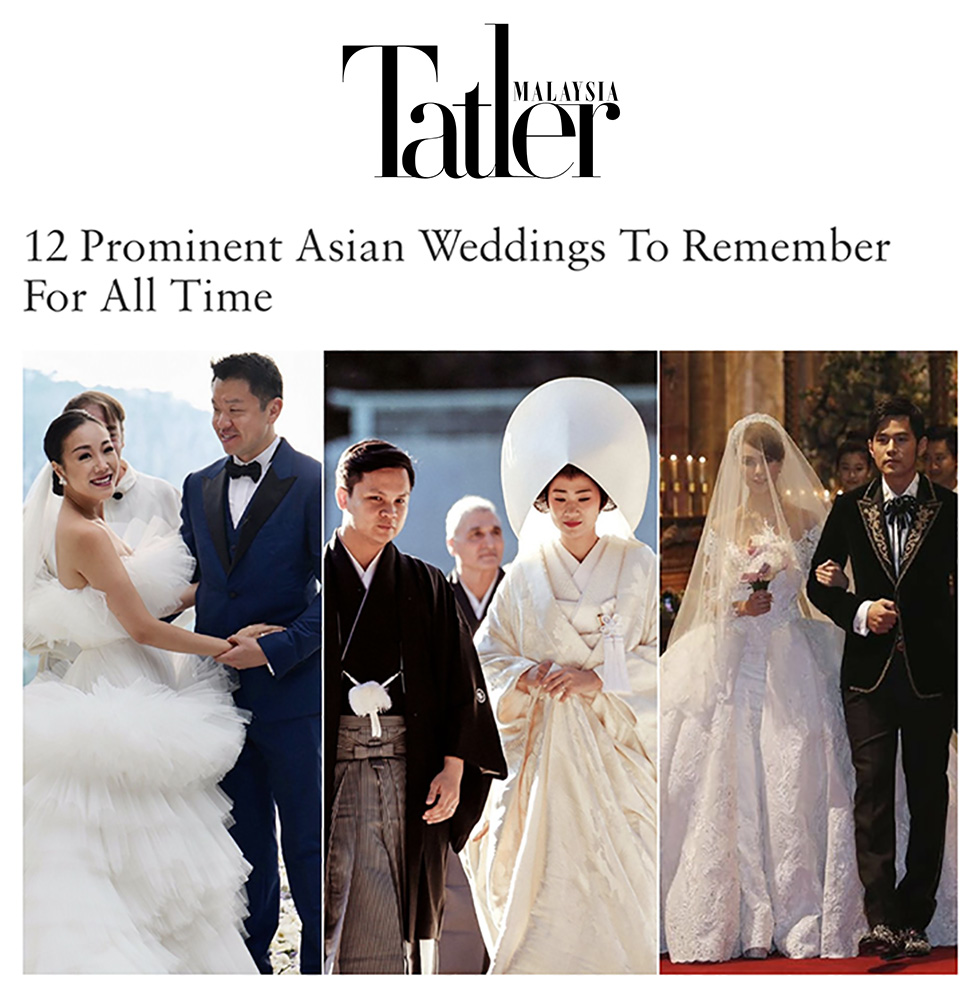 12 Prominent Asian Weddings to Remember for All Time — Malaysia Tatler, Sugokuii Events