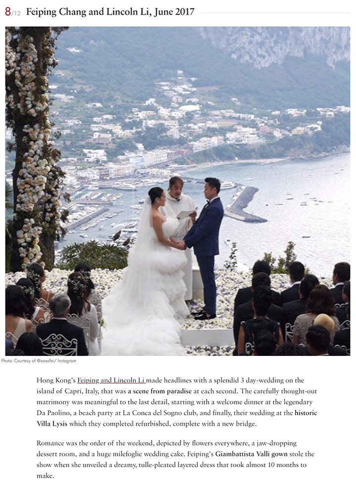 12 Prominent Asian Weddings to Remember for All Time — Malaysia Tatler, Sugokuii Events