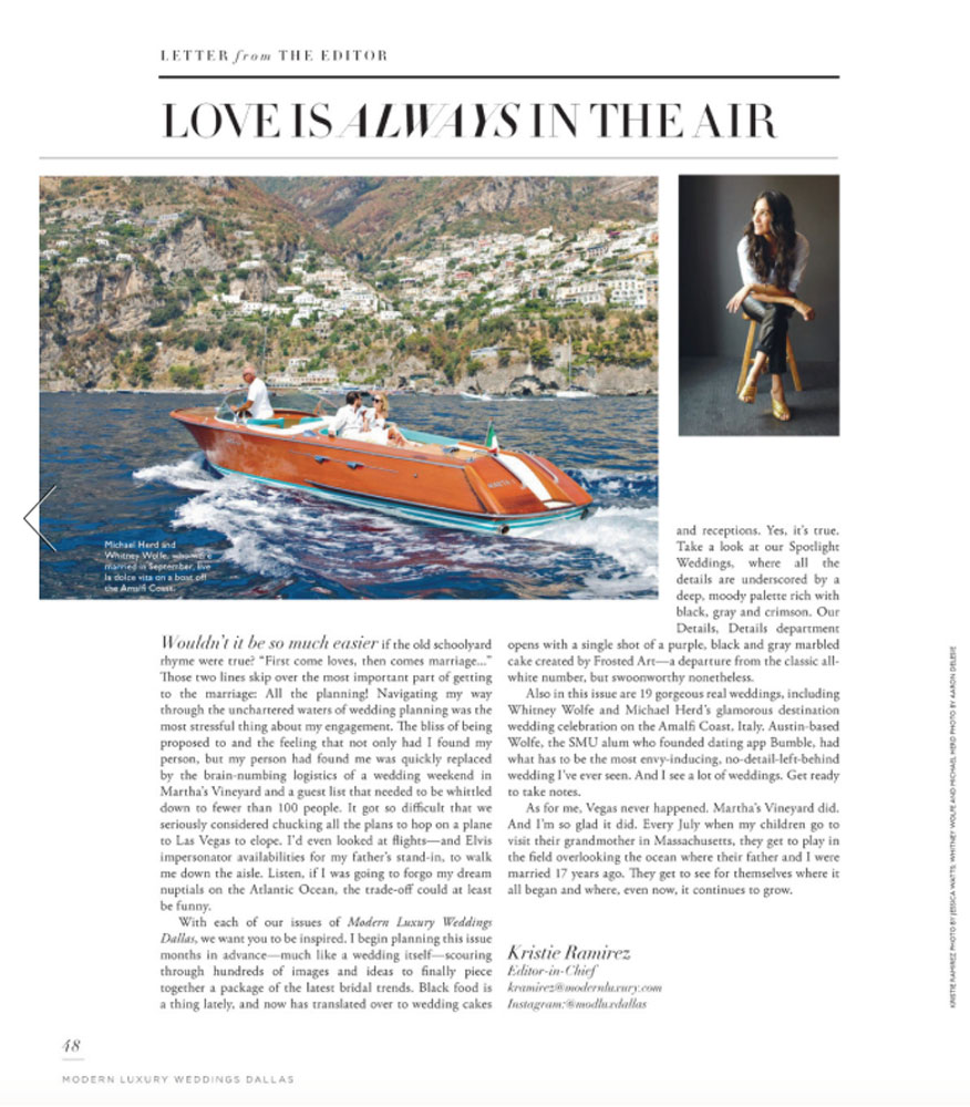 Love Is Always in the Air — Modern Luxury Weddings, Sugokuii Events