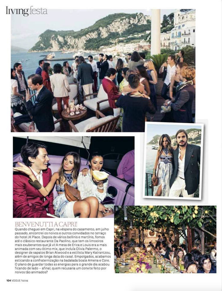 A Moda Mediterranea — Vogue Noiva, Sugokuii Events